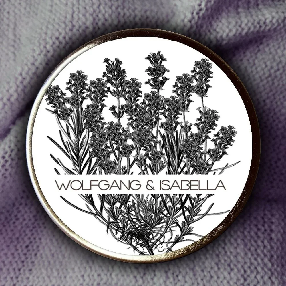 DESERT LAVENDER 4oz SOY CANDLE TRAVEL TIN  - BURN 15+ HRS